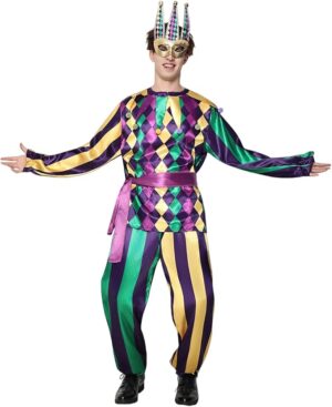 mardi gras jester costume