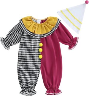 toddler halloween clown costume