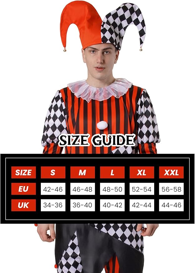 Wildarms clown costume measurement
