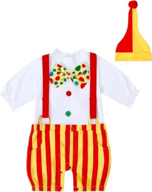 baby boy clown costume