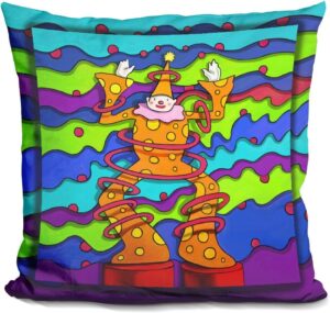 clown decorative accent throw pillow
