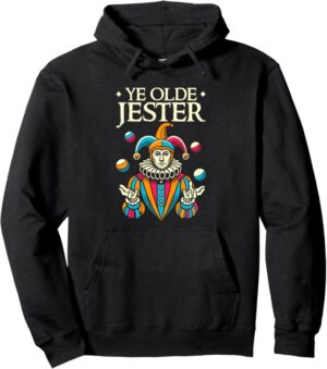 festival jester pullover hoodie