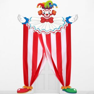 halloween clown door banner