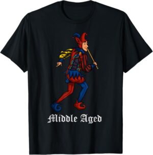 medieval court jester t-shirt