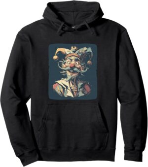 medieval joker pullover hoodie