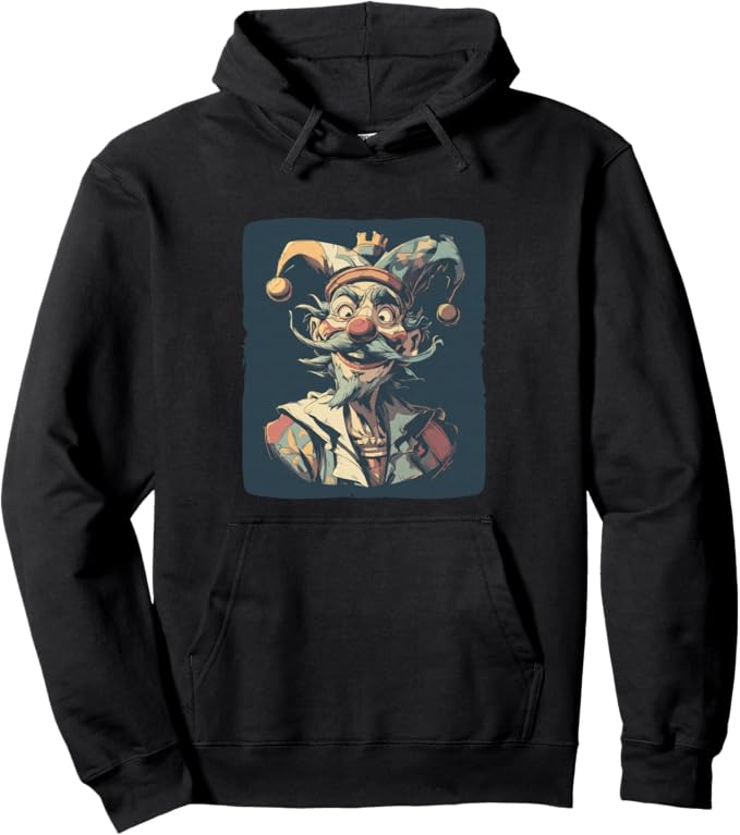 medieval joker pullover hoodie