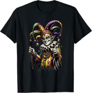 mischievous festive jester t-shirt