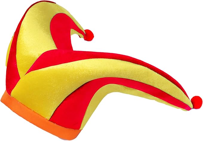 funny clown hat side view