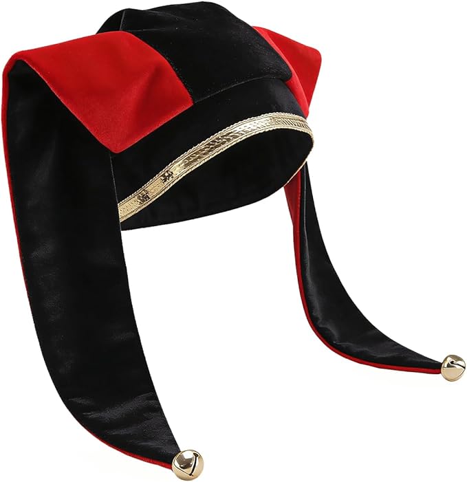 jester hat with bells design