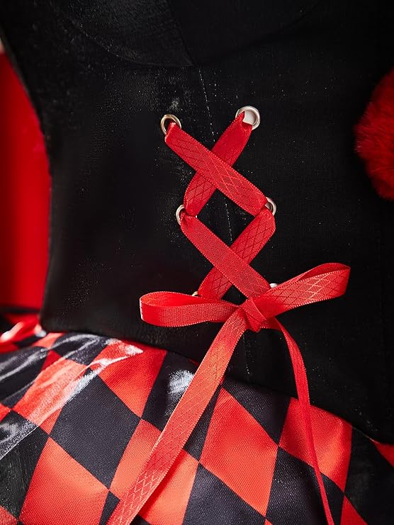 Halloween jester costume details