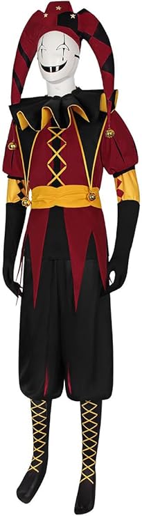 evil jester costume