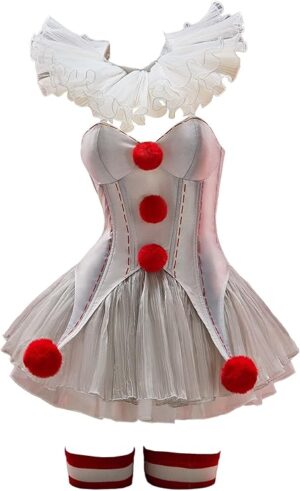 women clown cosplay costume