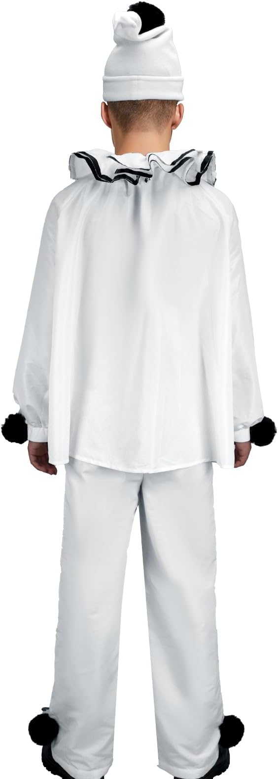 white men clown costume back view