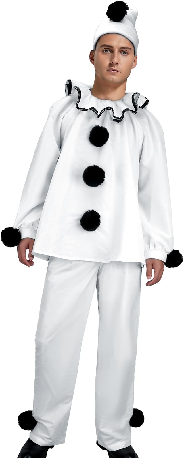 white men clown costume