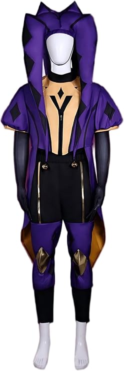 jester purple full set costume